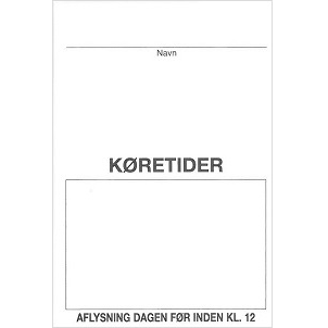 Køretider